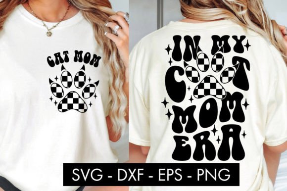 Cat Mom Era SVG: Retro Graphics for Crafts