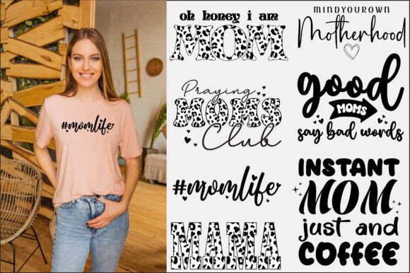 Mom Mama Mother s Day SVG Bundle for Crafts and Graphics