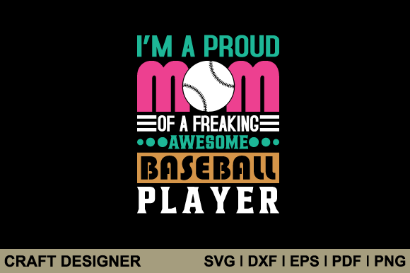 Proud Mom SVG: Graphics for Crafts & Brands