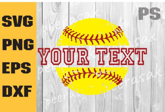Softball SVG Files: Sports Mom Graphics for Crafts